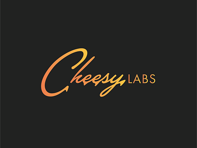 Cheesy Labs Logo branding design logo typography