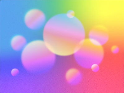 Blur and Grain adobe illustrator geometric art gradient color vector