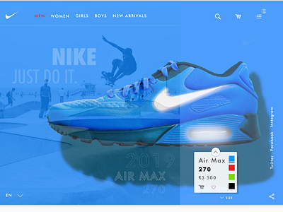 Nike Webpage E-commerce