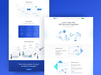 Landing Page Design api management apitive illustration landing page landing page design product landing page productdesign uidesign webdesign website design