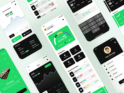 Seed - Smart Investment Mobile App app design finance fintech investment mobile ui