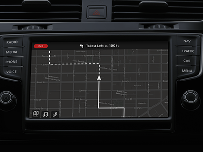 Daily UI #034 - Car interface