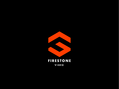 Firestone Video Logo brand identity branding clean design double meaning geometric design geometry graphic design icon identity illustrator logo logo mark logodesign logotype minimal negative space spacing symbolism typogaphy