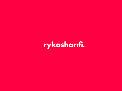 Ryka Sharifi - logo identity