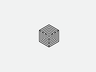 Geometric complexity clean cleverlogo geometric design graphic design icon icondesign identity intricate logo logo mark logodesign minimal