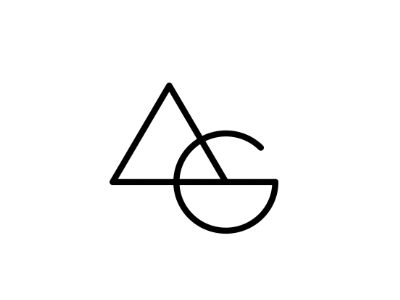 AG Logo ashley circle clean geometric gutierrez logo shape simple triangle