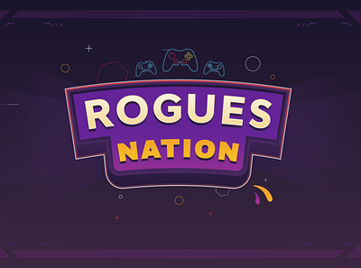 Rogue Nation branding design esports icon illustration logo minimal typography ui ux