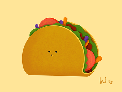 Baby Taco art drawing procreate taco