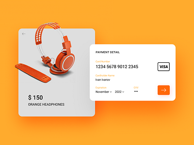 Credit Card Checkout - Daily UI #002 credit card credit card checkout daily 100 daily challenge design