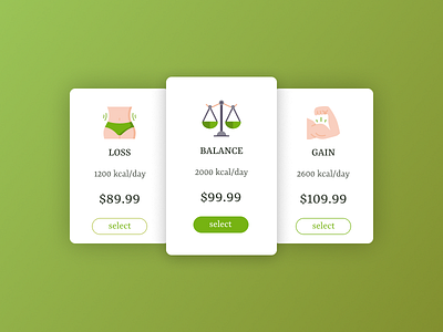 Pricing - Daily UI #030 daily 100 daily challenge design pricing pricing page select subscribe