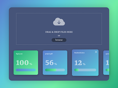 File Upload Design - Daily UI #031 daily 100 daily challenge design upload file uploads