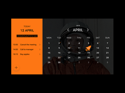 Calendar - Daily UI #038 daily 100 daily challenge design