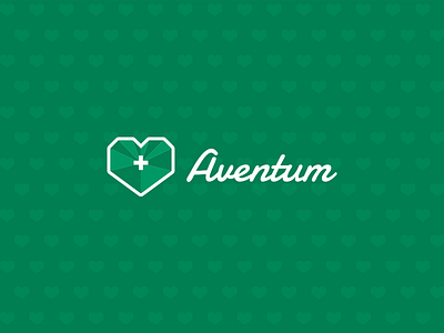 Logo Aventum assistance aventum green heart logo medical pattern student union
