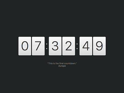 Day 014 - Daily UI - Countdown timer countdown daily ui dailyui day 14 final quickie time timer