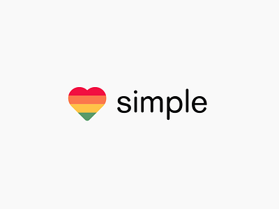 Logo: Simple.org blood pressure brand heart logo logomark mark minimal retro simple simple.org simpledotorg