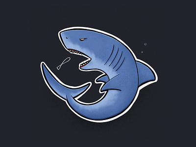 Sitting Animal Series: Shark