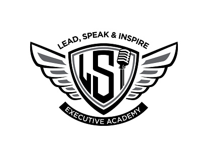 Logo female executive coach & entrepreneur academy executive inspire lead publick spekaing speak talk trainer