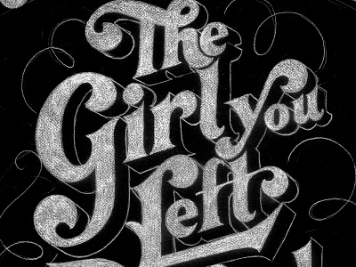 The Girl You Left Behind book cover design flourishes lettering ligatures penguin typography