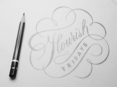 Flourish Fridays:001 design flourishes lettering ligatures typography