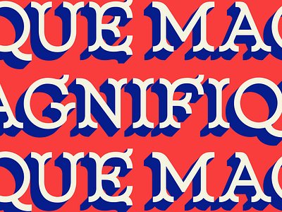 New Font! Magnifique Display by Drew Melton on Dribbble