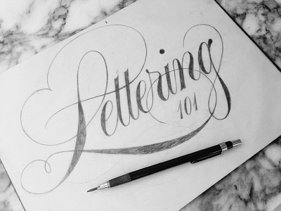 Lettering Workshop creative lettering ligature pencil script sketch typography workshop