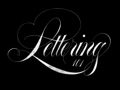 Lettering 101 class education lettering ligature paper pencil script sketch typography wip
