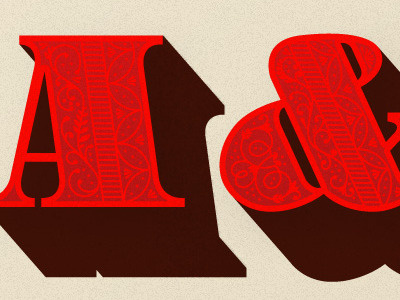 A&T Type design lettering type typography