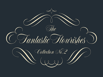 The Fantatic Flourishes Collection No. 2 decoration decorative fancy flourishes graphic illustration inspiration ornate resource