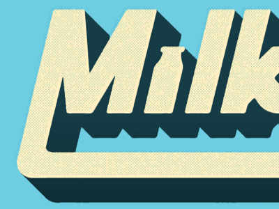 Milk design illustration inspiration lettering phraseology type