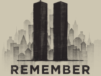 9/11 Memorial event flyer creative design grungy inspiration justlucky photoshop