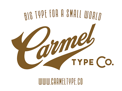 Carmel Type Co. announcement design font foundry jason carne launch lettering logo typeface