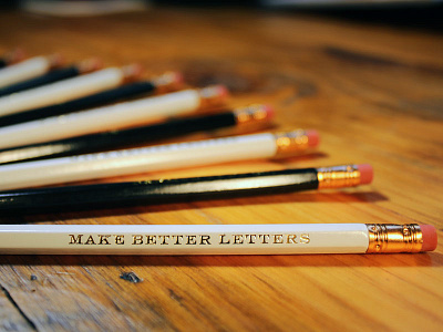 Make Better Letters for sale launch lettering pencil product store tool typography