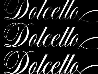 Dolcetto is here. elegant fancy font lettering release script typeface typography