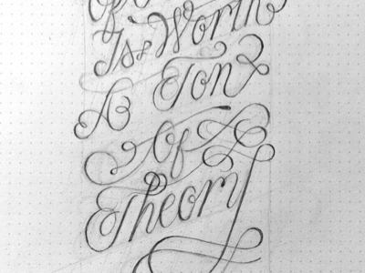 Dot-Grid design inspiration lettering rough sketch type whatever