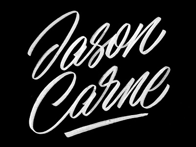 Drew Melton interviews Jason Carne! blast blog hero inspiration interview lettering post script