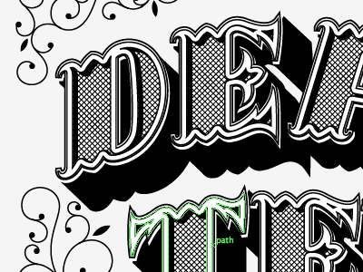 Dead men... Almost done!! design illustration inspiration lettering phraseology type