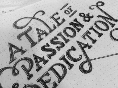 A tale... branding concept design identity inspiration lettering logo rough sketch type whatever
