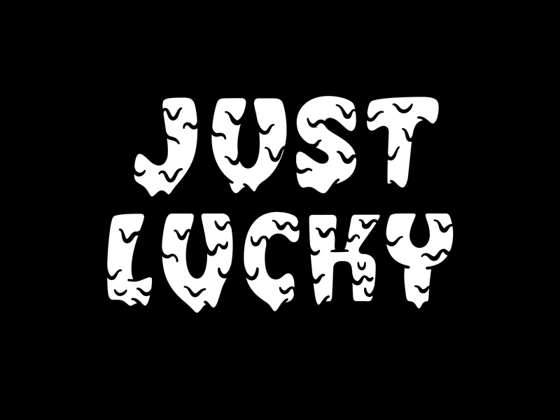 Justlucky Lettering Treatments 50s bloody design exploration inspiration lettering los angeles lettering retro script styles