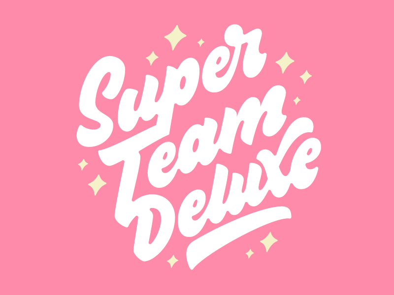 Super Team Deluxe Script & Stars & Shit by Drew Melton on Dribbble