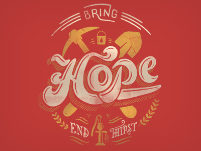 Hope - Final cause charity client clothing design graphic illustration lettering sevenly t shirt typography