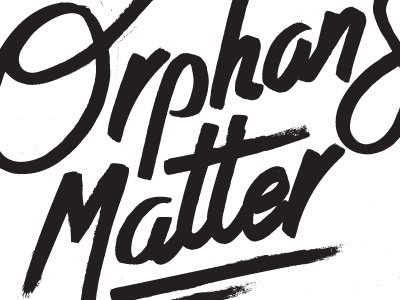 Orphans Matter apparel creative design dirty dancing experiment grunge markers orphans paint script sharpie t shirt