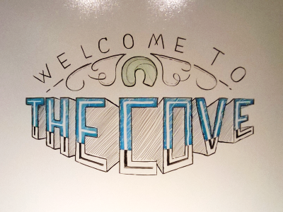 The Cove Lettering