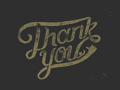 Thank You block diy hand hand lettering ink lettering lino print texture type typography