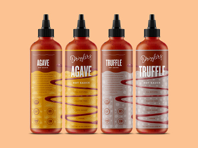 Drizzlers bottle branding drip drizzle hand hot sauce identity illustration lettering logo packaging sauce script squeeze squirt texture type typography wavy