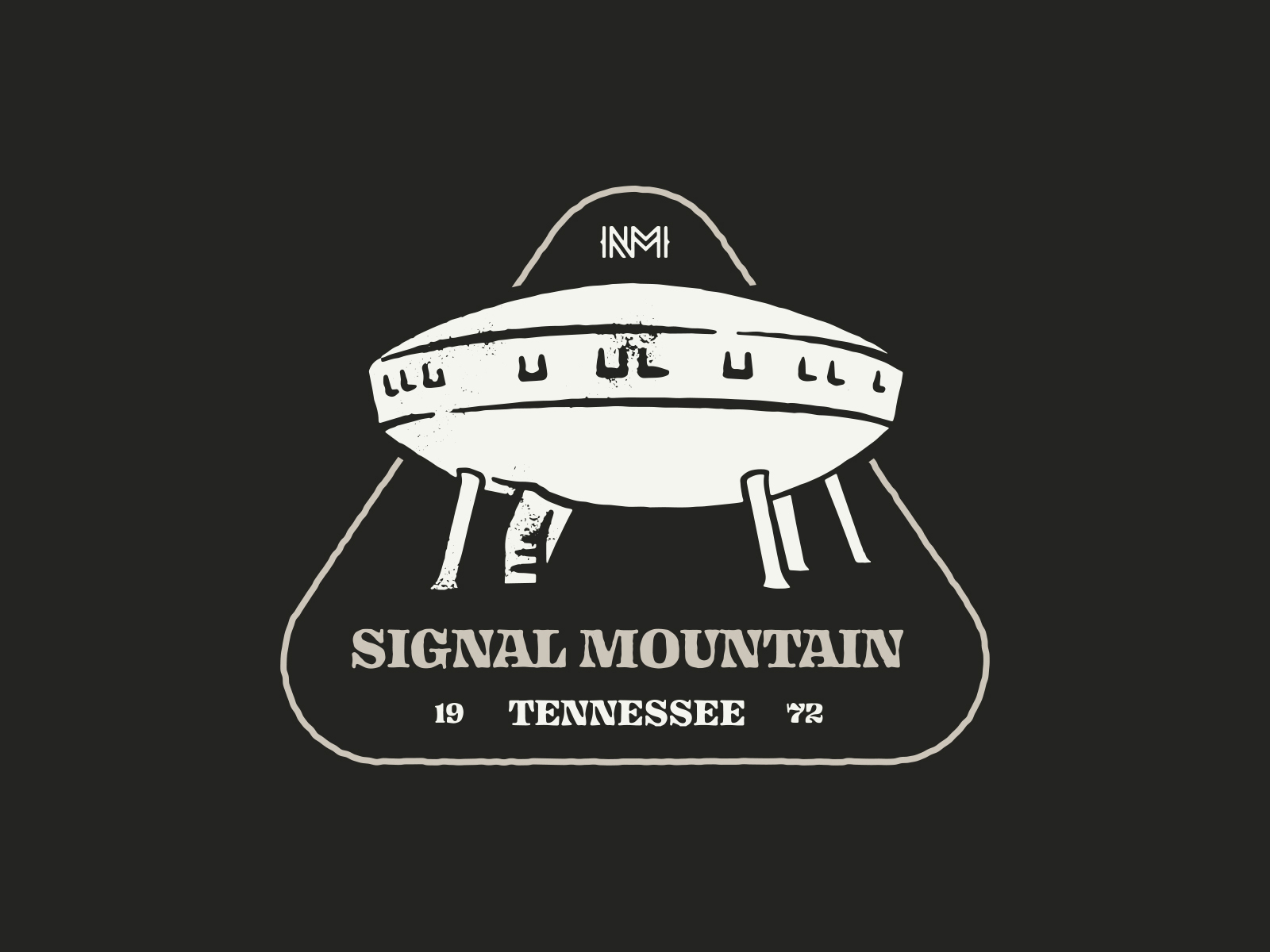Signal Mountain Spaceship House ALT by Adam Tetzlaff on Dribbble
