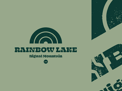 Rainbow Lake Design chattanooga minimal nativemade nature rainbow rainbow lake signal mountain tennessee texture vintage