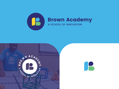 Brown Academy Brand academy brand branding elementary innovation logo school