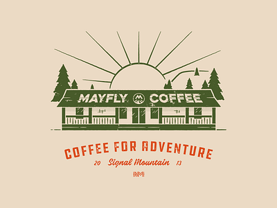 Mayfly Coffee Tee Design