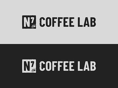 N7 Coffee Lab branding coffee lab logo n7 nitro texture vector