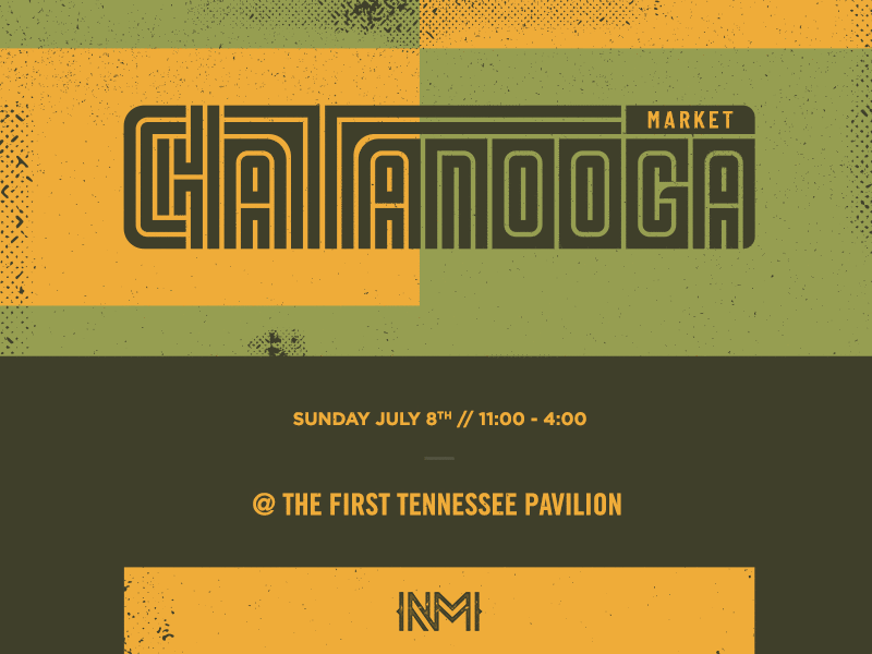 Chattanooga Market Promotion animation chattanooga custom type farmers market logo nativemade tennessee texture typography